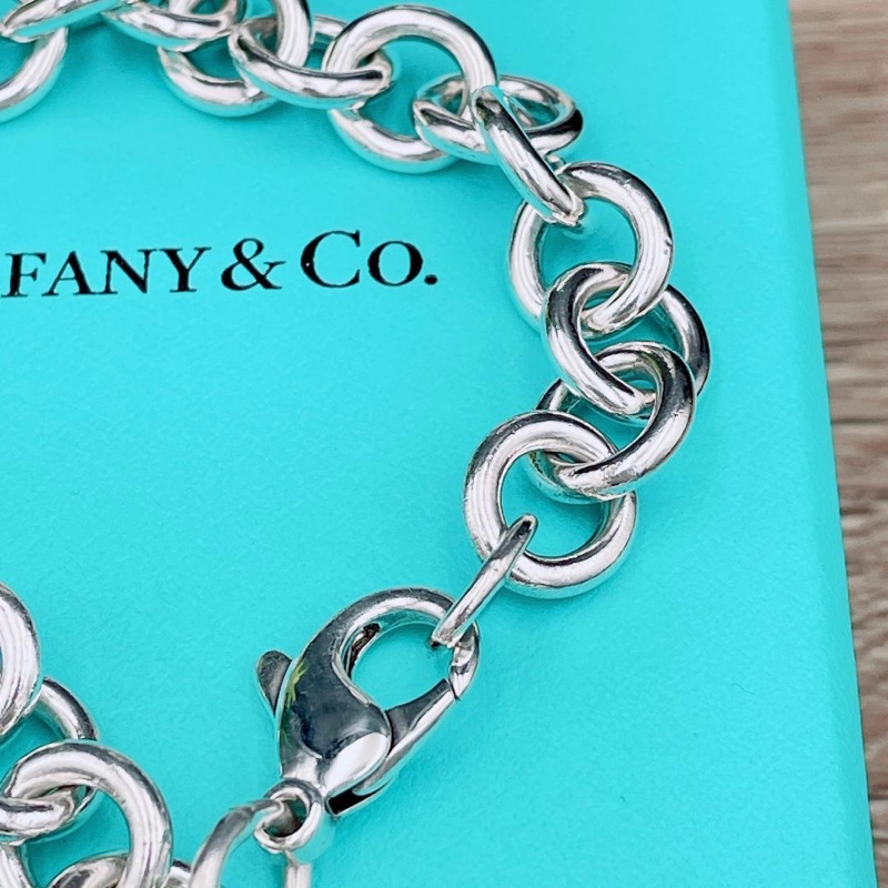 🌷Tiffany&Co. 愛心手鍊無字款 ｜經典花紋✦fufu style 精品✦ 氣質款｜-2