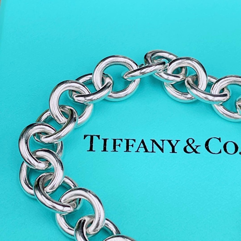 🌷Tiffany&Co. 愛心手鍊無字款 ｜經典花紋✦fufu style 精品✦ 氣質款｜-3