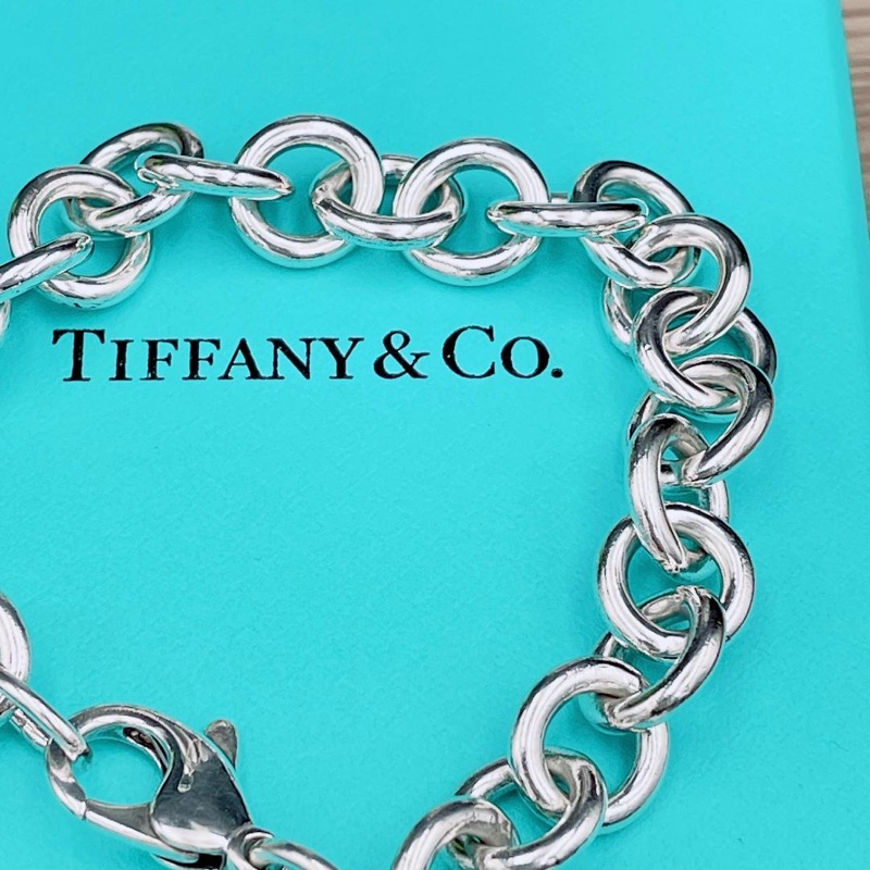 🌷Tiffany&Co. 愛心手鍊無字款 ｜經典花紋✦fufu style 精品✦ 氣質款｜-6