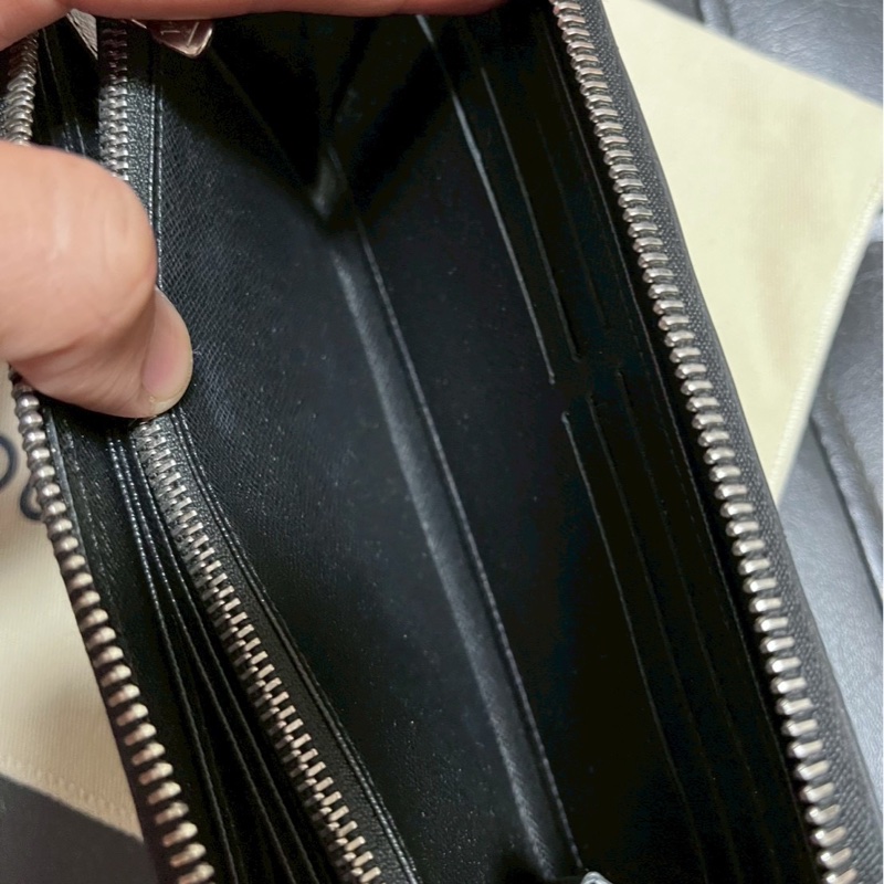 LV EPI水波紋防刮牛皮長夾-7