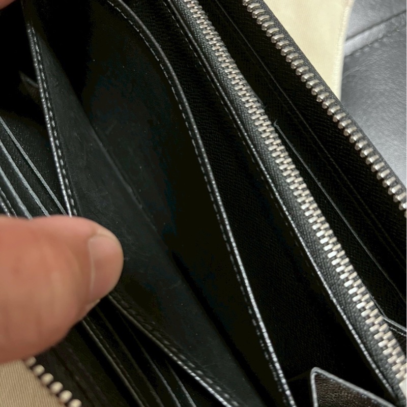 LV EPI水波紋防刮牛皮長夾-9