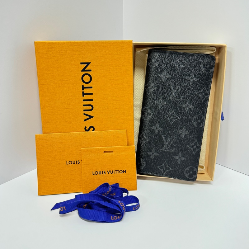 （全新品🎁） LV M61697 Brazza 黑老花長夾 專櫃23900！-10