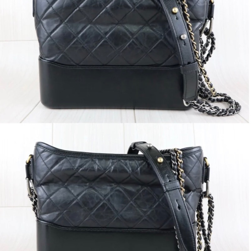 「JL精品代購」 97新 Chanel 黑色流浪包 ic 芯片款-3