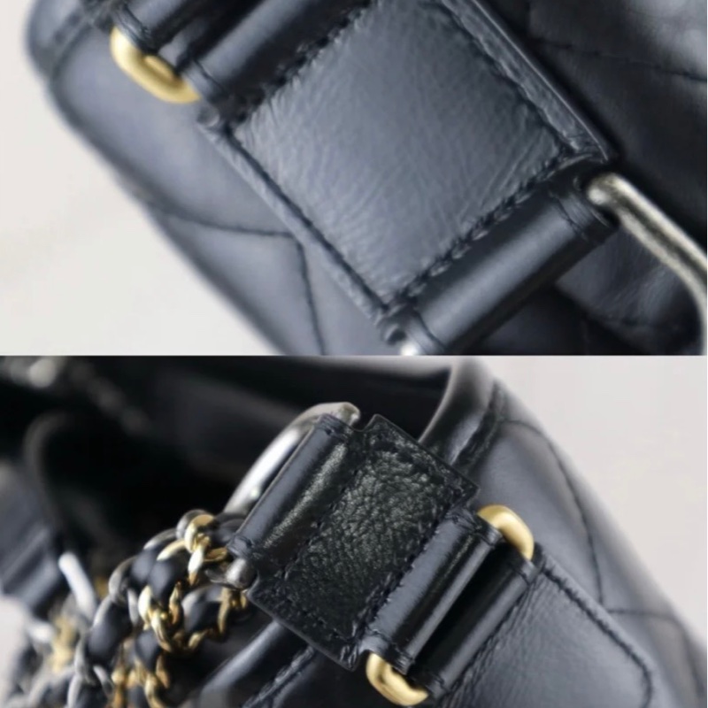 「JL精品代購」 97新 Chanel 黑色流浪包 ic 芯片款-6