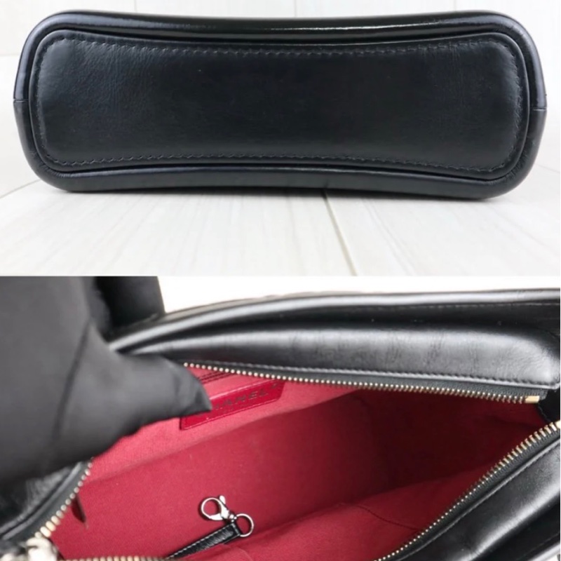 「JL精品代購」 97新 Chanel 黑色流浪包 ic 芯片款-9