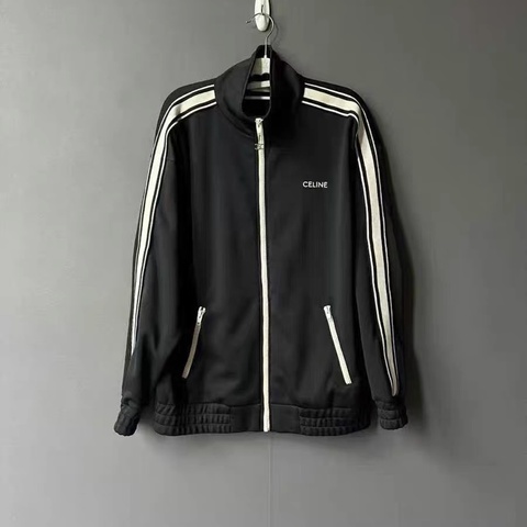 全新帶吊牌! Celine 黑白條紋 校服夾克 XS碼