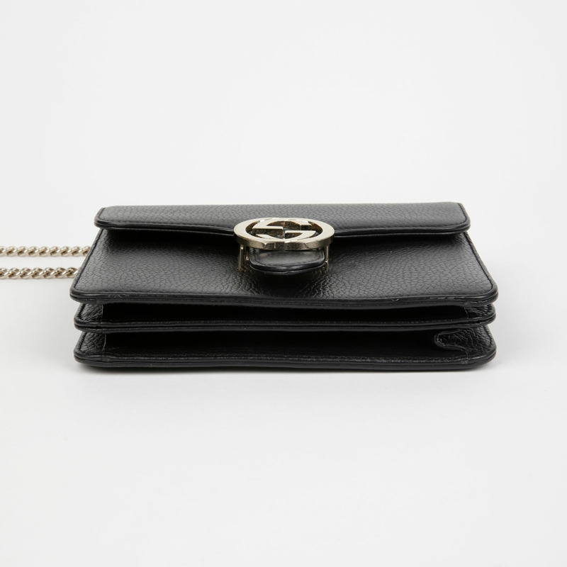 GUCCI 互扣鏈條單肩斜背包 510304-4