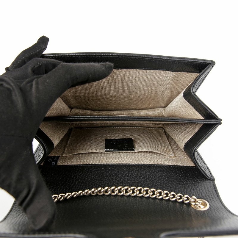 GUCCI 互扣鏈條單肩斜背包 510304-7