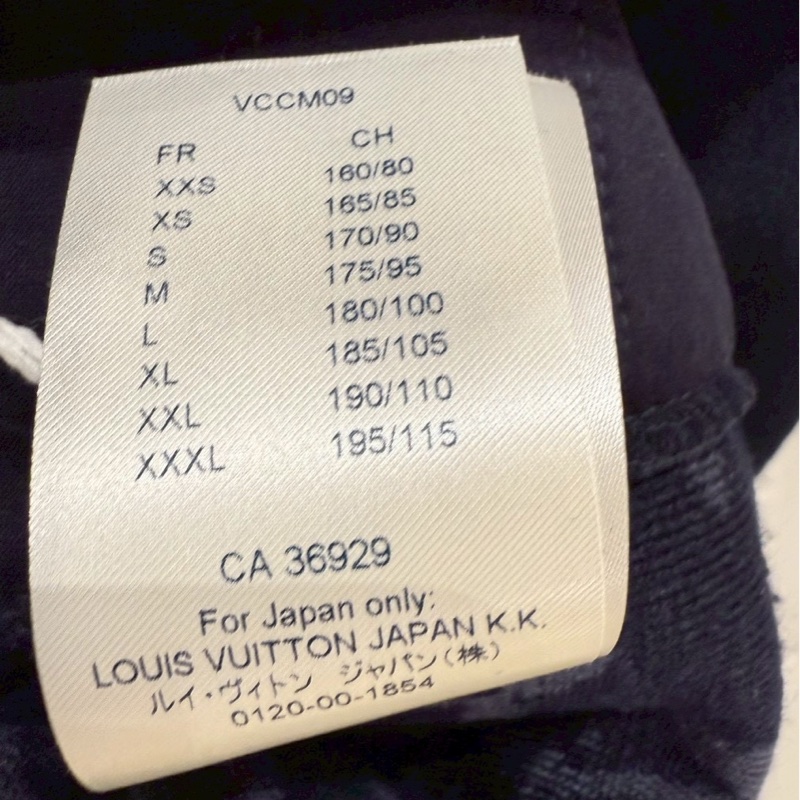 LV 藏藍色滿版老花Logo毛毛泰迪外套 size:M-12