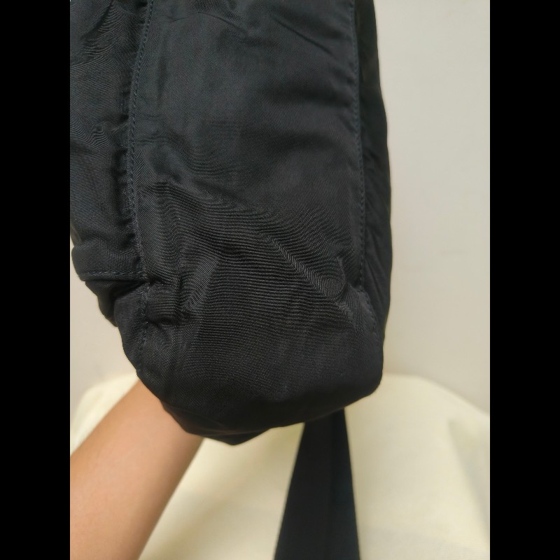 .🔥年終狂降🔥【限時降價只到12/31（原13,800）】㊣✨PRADA✨普拉達 黑色 輕量 帆布 皮革 單釦 掀蓋式 郵差包 肩背包 斜背包 /二手包/二手精品/保證正品🌳二手樹屋🌳-7