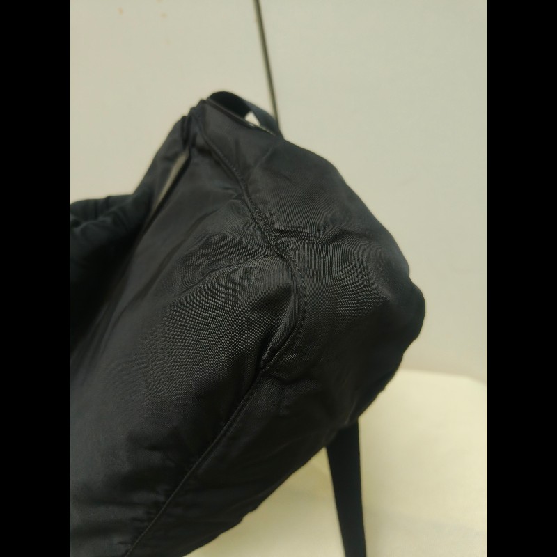 .🔥年終狂降🔥【限時降價只到12/31（原13,800）】㊣✨PRADA✨普拉達 黑色 輕量 帆布 皮革 單釦 掀蓋式 郵差包 肩背包 斜背包 /二手包/二手精品/保證正品🌳二手樹屋🌳-10