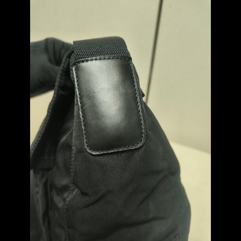 .🔥年終狂降🔥【限時降價只到12/31（原13,800）】㊣✨PRADA✨普拉達 黑色 輕量 帆布 皮革 單釦 掀蓋式 郵差包 肩背包 斜背包 /二手包/二手精品/保證正品🌳二手樹屋🌳-22