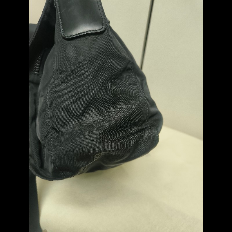 .🔥年終狂降🔥【限時降價只到12/31（原13,800）】㊣✨PRADA✨普拉達 黑色 輕量 帆布 皮革 單釦 掀蓋式 郵差包 肩背包 斜背包 /二手包/二手精品/保證正品🌳二手樹屋🌳-23