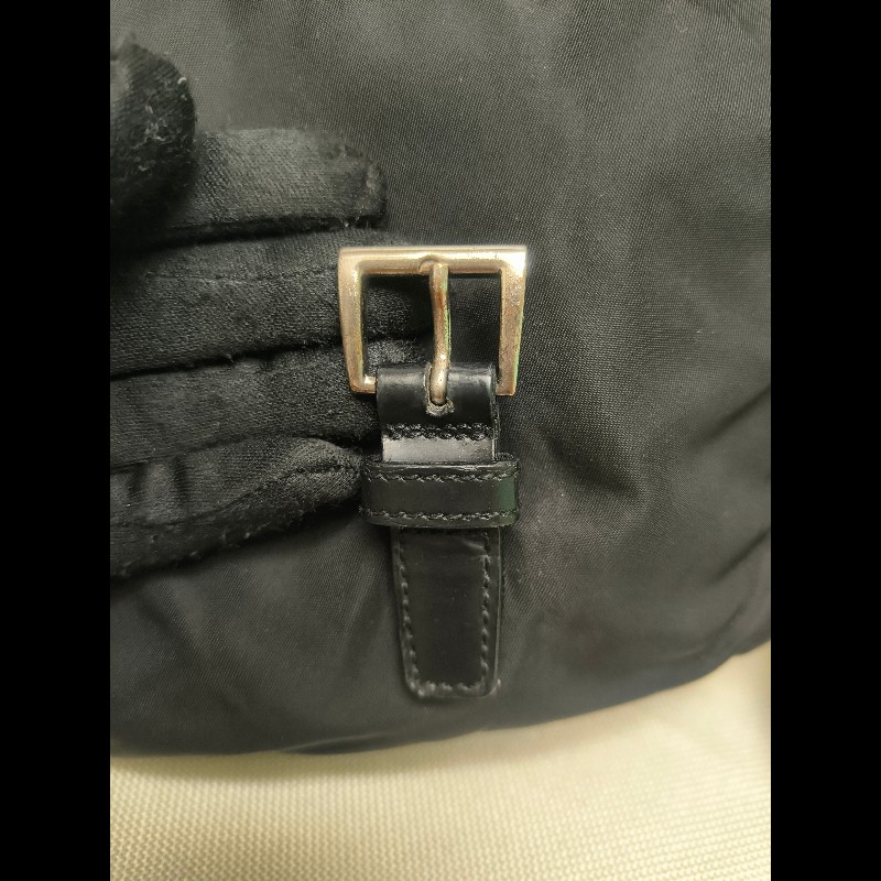 .🔥年終狂降🔥【限時降價只到12/31（原13,800）】㊣✨PRADA✨普拉達 黑色 輕量 帆布 皮革 單釦 掀蓋式 郵差包 肩背包 斜背包 /二手包/二手精品/保證正品🌳二手樹屋🌳-35