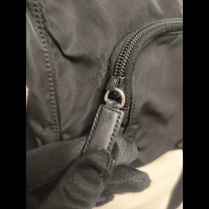 .🔥年終狂降🔥【限時降價只到12/31（原13,800）】㊣✨PRADA✨普拉達 黑色 輕量 帆布 皮革 單釦 掀蓋式 郵差包 肩背包 斜背包 /二手包/二手精品/保證正品🌳二手樹屋🌳-37