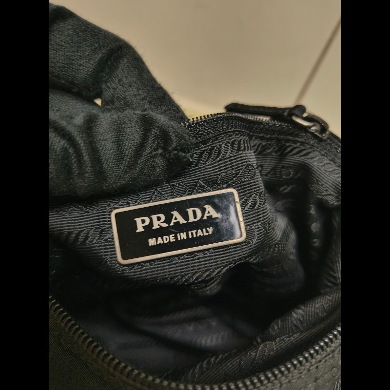 .🔥年終狂降🔥【限時降價只到12/31（原13,800）】㊣✨PRADA✨普拉達 黑色 輕量 帆布 皮革 單釦 掀蓋式 郵差包 肩背包 斜背包 /二手包/二手精品/保證正品🌳二手樹屋🌳-44