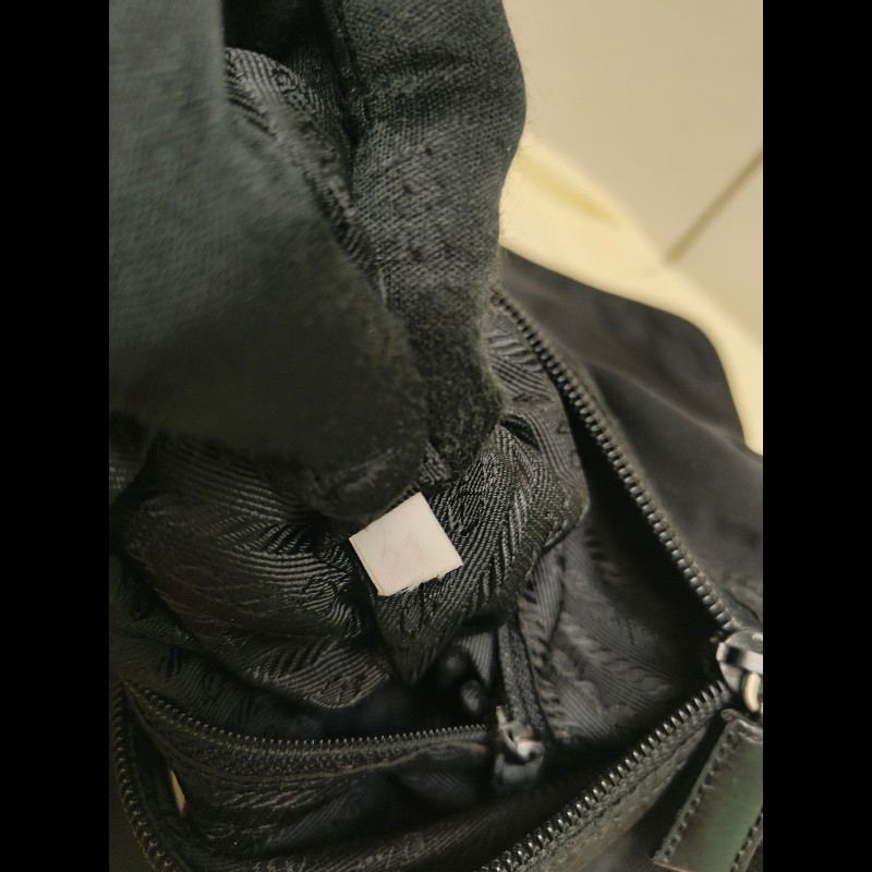 .🔥年終狂降🔥【限時降價只到12/31（原13,800）】㊣✨PRADA✨普拉達 黑色 輕量 帆布 皮革 單釦 掀蓋式 郵差包 肩背包 斜背包 /二手包/二手精品/保證正品🌳二手樹屋🌳-45