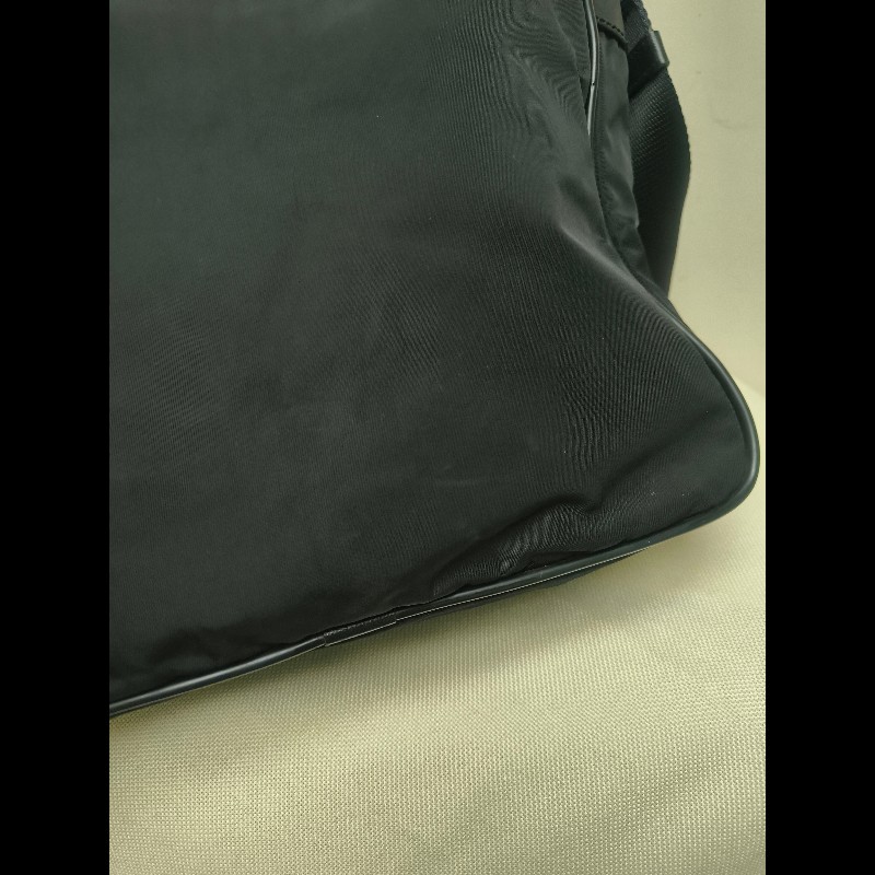 【8成新】㊣✨PRADA✨普拉達 黑色 輕量 帆布 皮革 直立 記者包 相機包 斜背包 /二手包/二手精品/保證正品🌳二手樹屋🌳-18