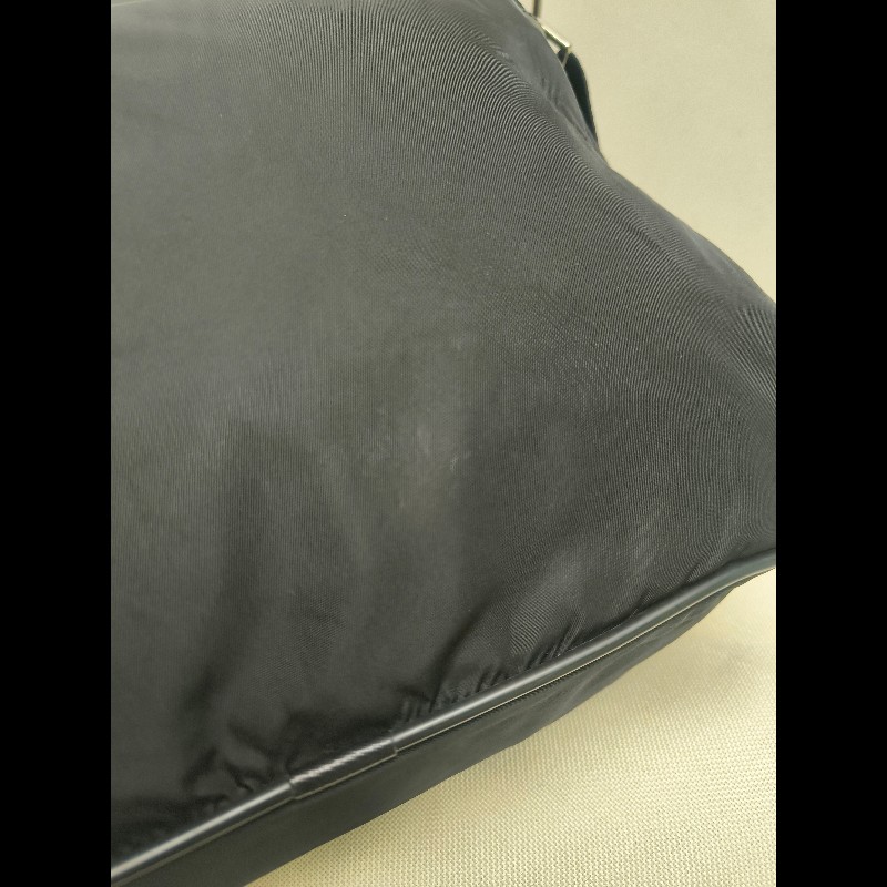 【8成新】㊣✨PRADA✨普拉達 黑色 輕量 帆布 皮革 直立 記者包 相機包 斜背包 /二手包/二手精品/保證正品🌳二手樹屋🌳-26