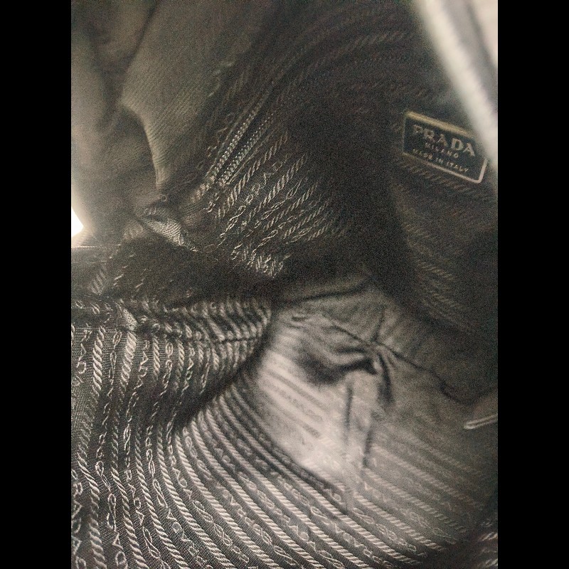【8成新】㊣✨PRADA✨普拉達 黑色 輕量 帆布 皮革 直立 記者包 相機包 斜背包 /二手包/二手精品/保證正品🌳二手樹屋🌳-35