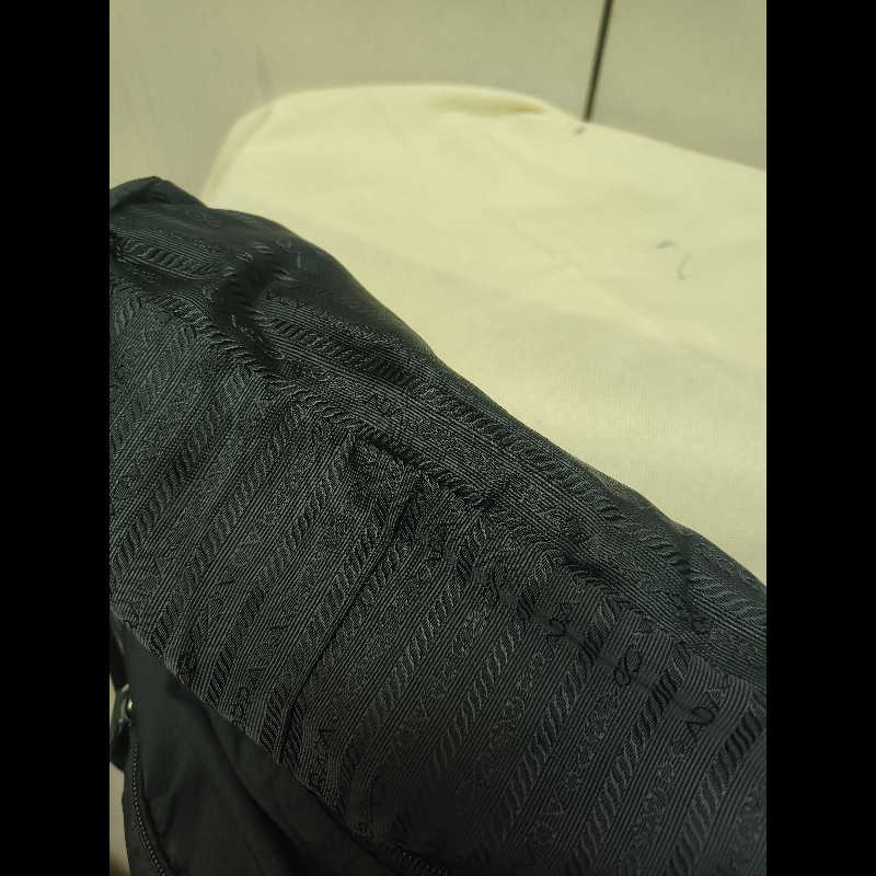 【8成新】㊣✨PRADA✨普拉達 黑色 輕量 帆布 皮革 直立 記者包 相機包 斜背包 /二手包/二手精品/保證正品🌳二手樹屋🌳-40
