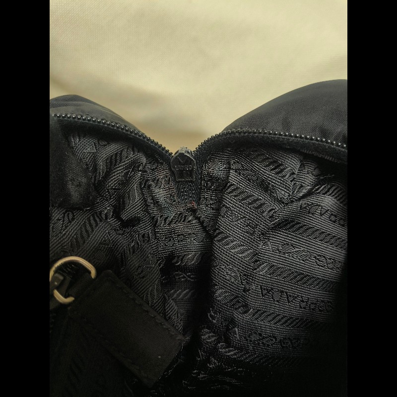 【8成新】㊣✨PRADA✨普拉達 黑色 輕量 帆布 皮革 直立 記者包 相機包 斜背包 /二手包/二手精品/保證正品🌳二手樹屋🌳-42