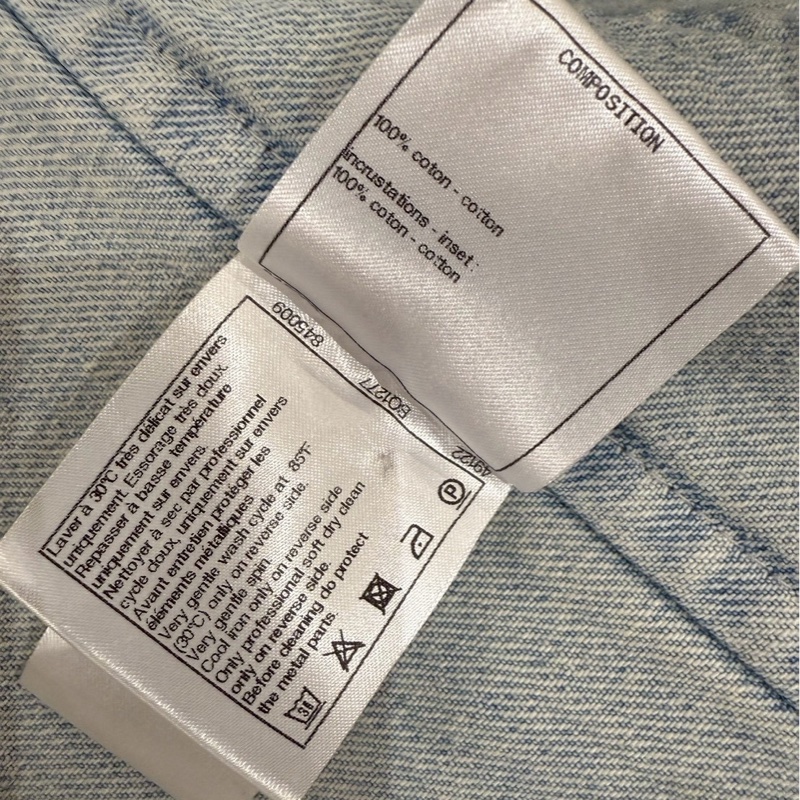 CHANEL 山茶花拼接牛仔外套 38碼-8