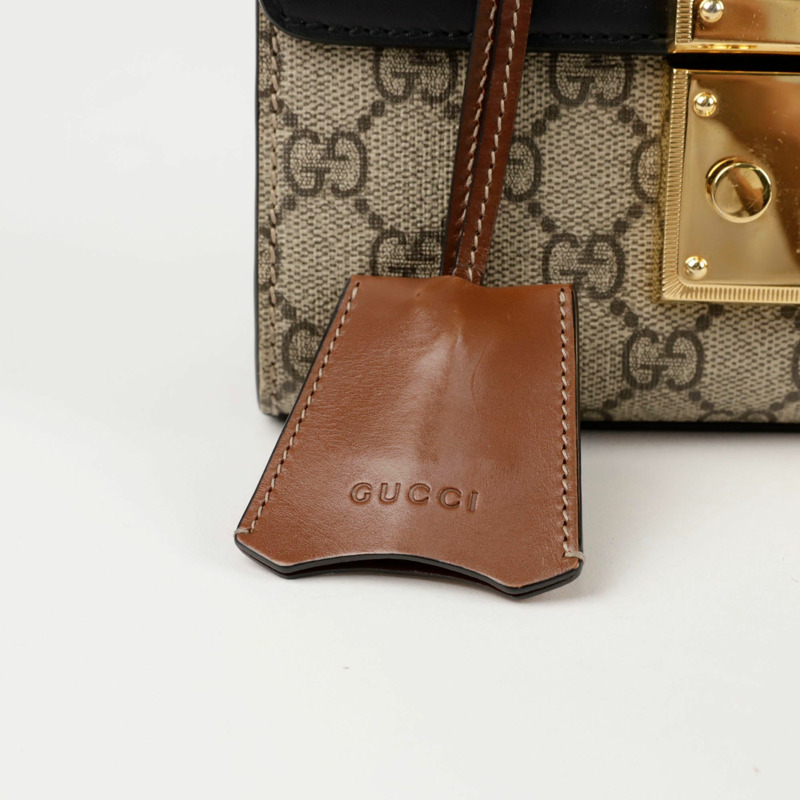 GUCCI 槳形鎖扣小鏈條單肩斜背包 409487-2