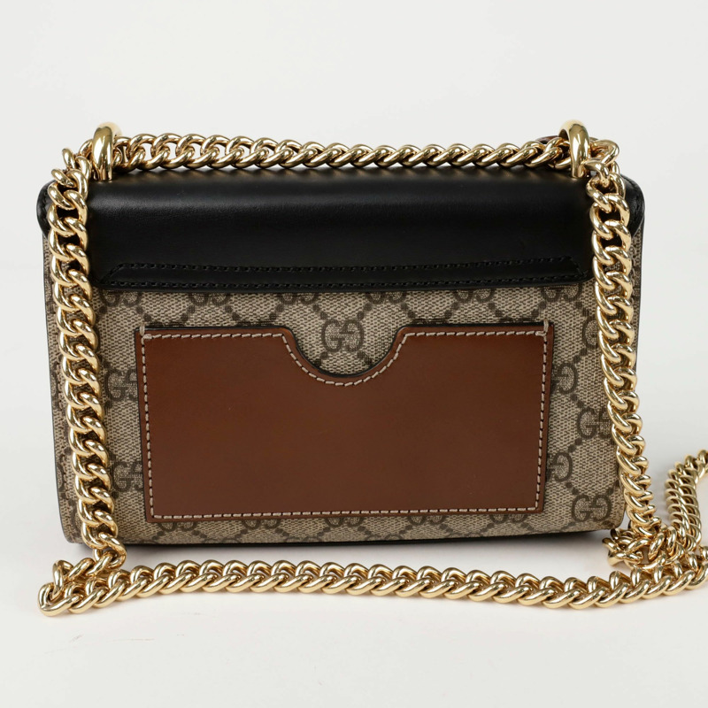 GUCCI 槳形鎖扣小鏈條單肩斜背包 409487-4