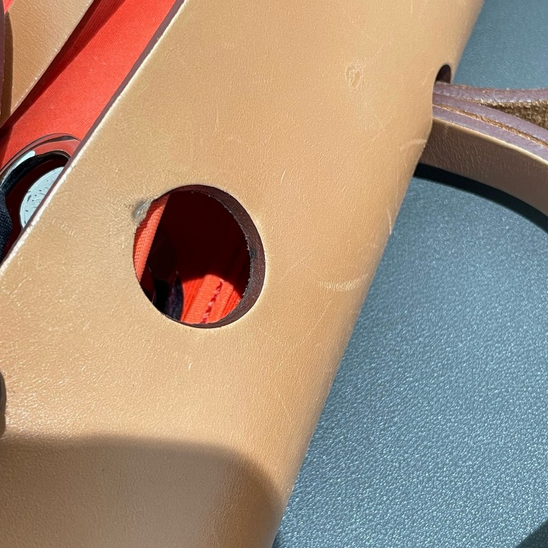 Hermes愛馬仕 銀扣 herbag31 帆布拼皮 肩背包斜背包-23