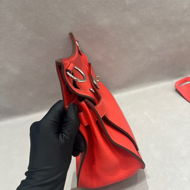 Hermes愛馬仕Jypsiere吉普賽31紅色 肩背包-1