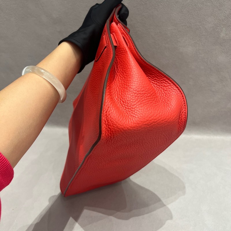 Hermes愛馬仕Jypsiere吉普賽31紅色 肩背包-5