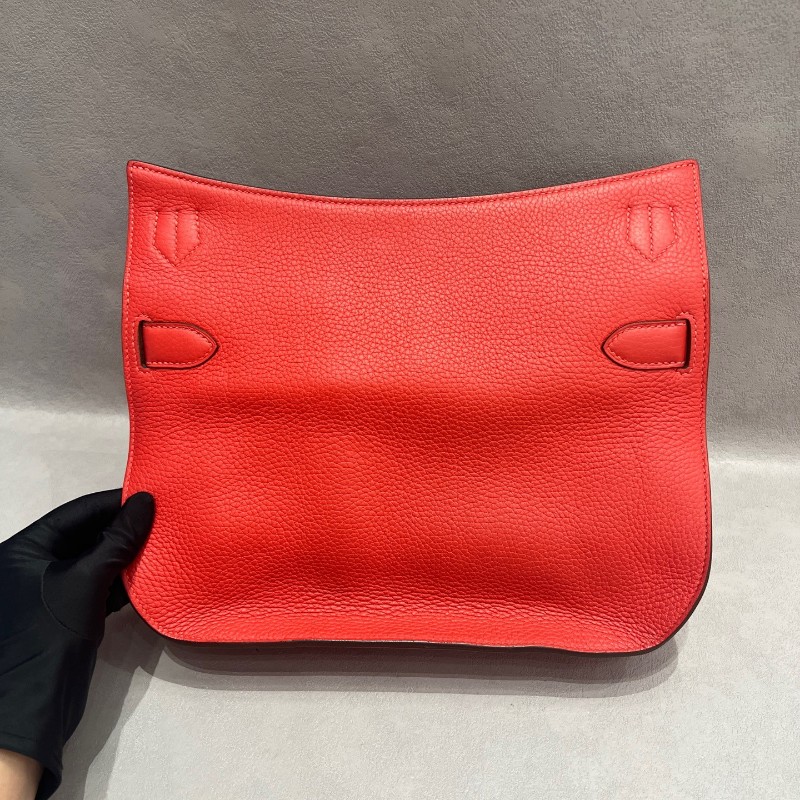 Hermes愛馬仕Jypsiere吉普賽31紅色 肩背包-6