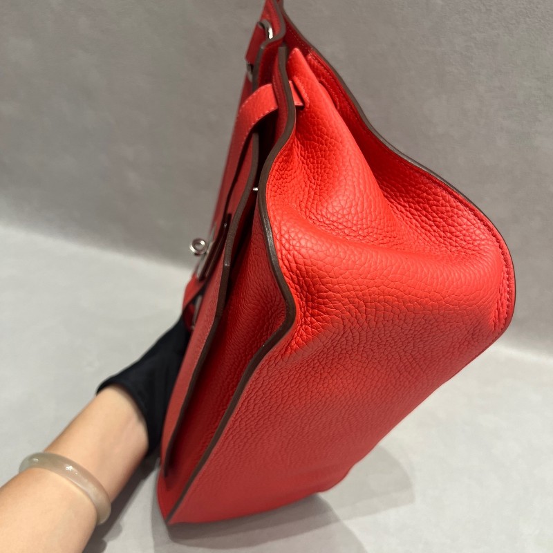 Hermes愛馬仕Jypsiere吉普賽31紅色 肩背包-11