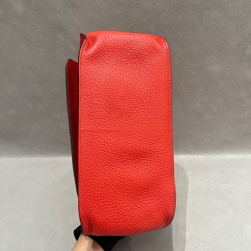 Hermes愛馬仕Jypsiere吉普賽31紅色 肩背包-12