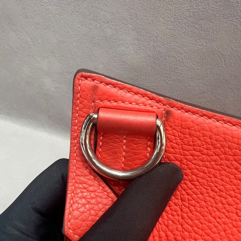 Hermes愛馬仕Jypsiere吉普賽31紅色 肩背包-18