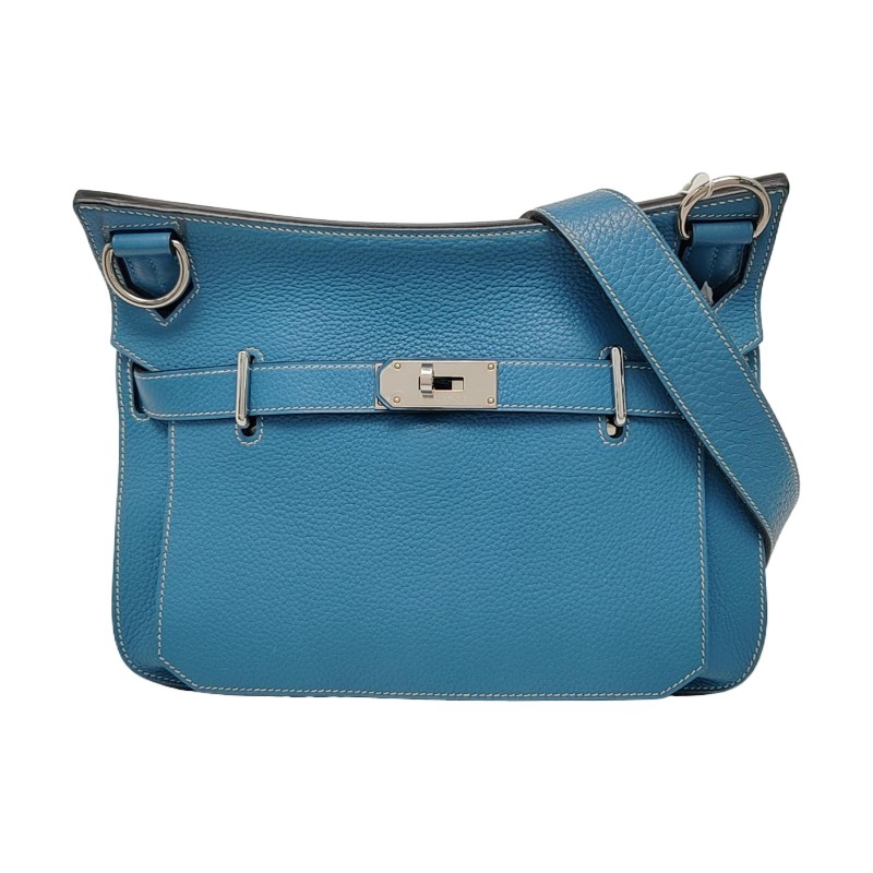 Hermes愛馬仕Jypsiere吉普賽31 牛仔藍 肩背包 斜背包-0
