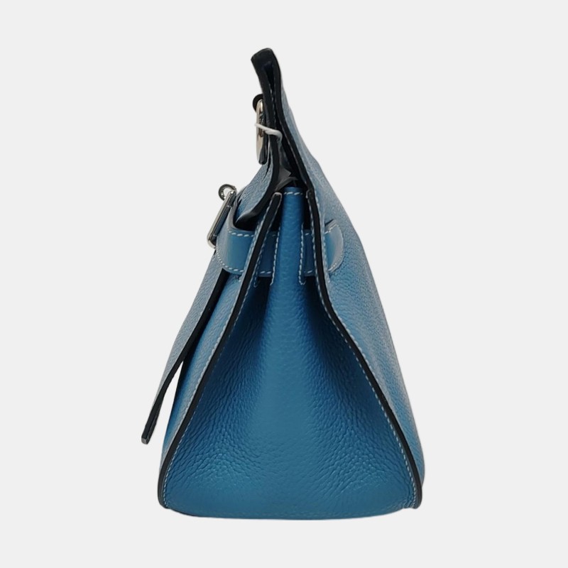 Hermes愛馬仕Jypsiere吉普賽31 牛仔藍 肩背包 斜背包-2
