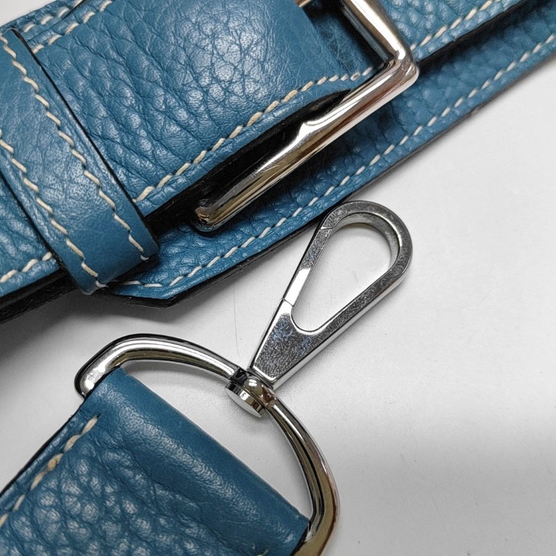 Hermes愛馬仕Jypsiere吉普賽31 牛仔藍 肩背包 斜背包-10