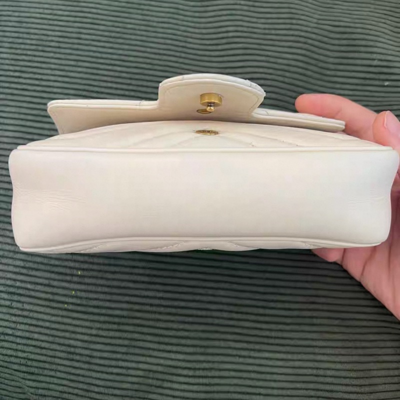 GUCCI   Marmont chain flap crossbody bag-2