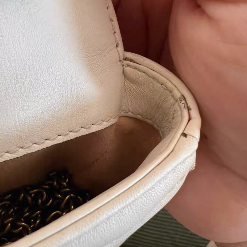 GUCCI   Marmont chain flap crossbody bag-9