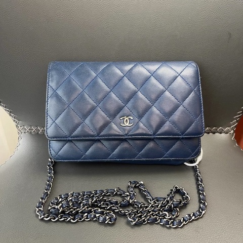 Chanel WOC blue