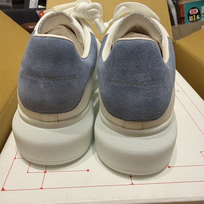 全新 Alexander McQueen MCQ 藍尾 女鞋 37.5-6