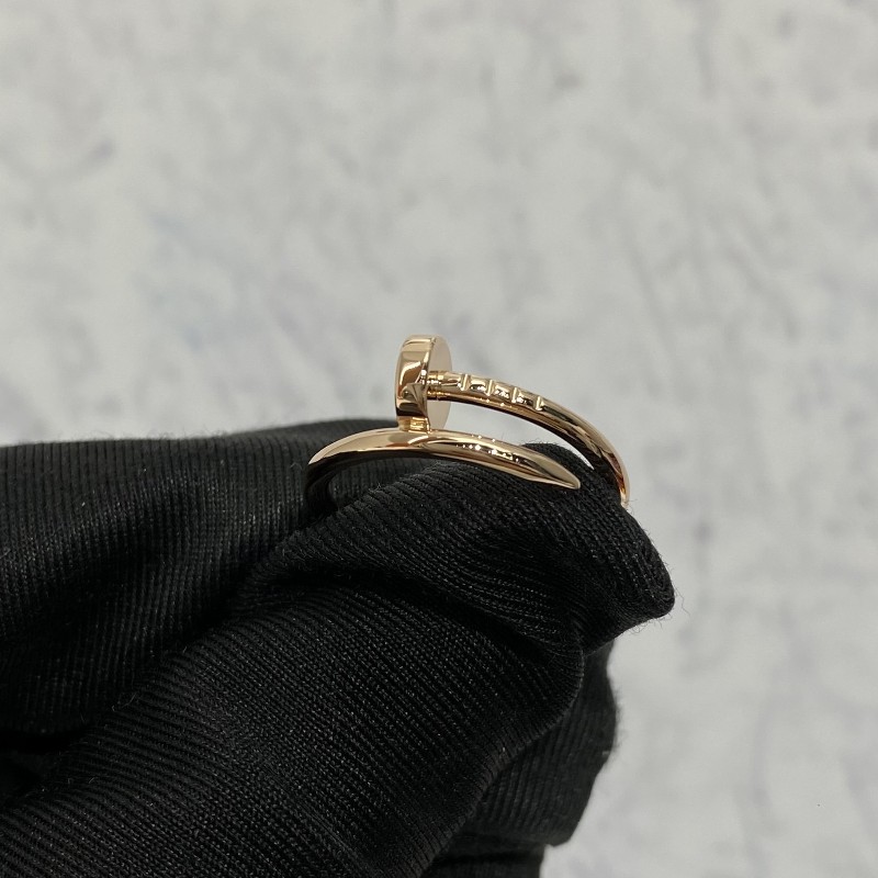 Cartier Juste un Clou 18k玫瑰金釘子戒指 歐碼51號-1