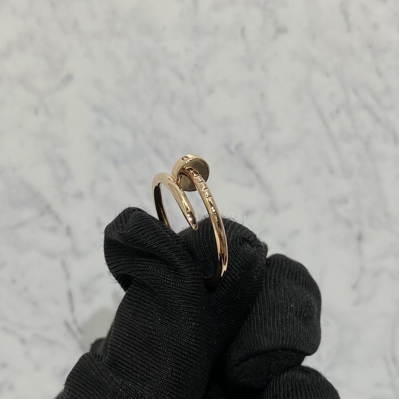 Cartier Juste un Clou 18k玫瑰金釘子戒指 歐碼51號-2