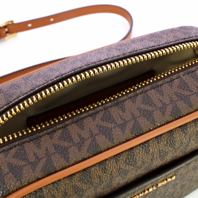 Michael Kors - Crossbody piccola Jet Set Bronze Acorn - 32F5GJ6C5B - BRN/ACORN-3