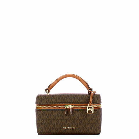 Michael Kors - Mini bag tracollina Jana XS Bronze Acorn - 32F5GQ1C0B - BRN/ACORN