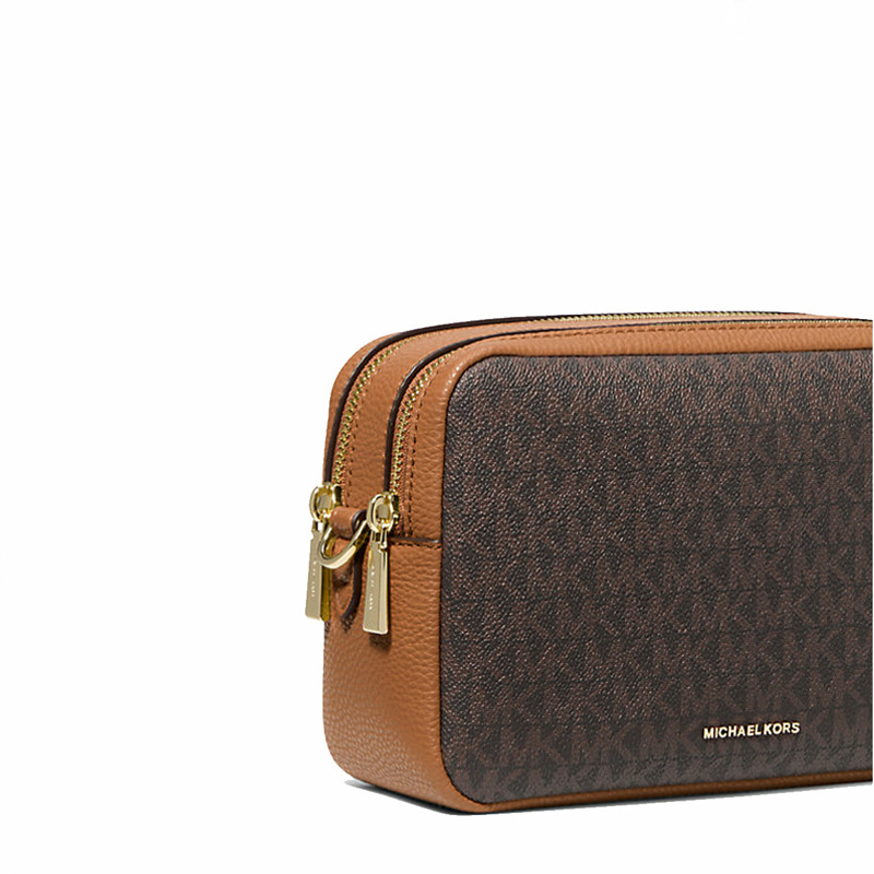 Michael Kors - Tracolla media Camera Bag Bryant Bronze Acorn - 32S5GYTC5B - BRN/ACORN-4