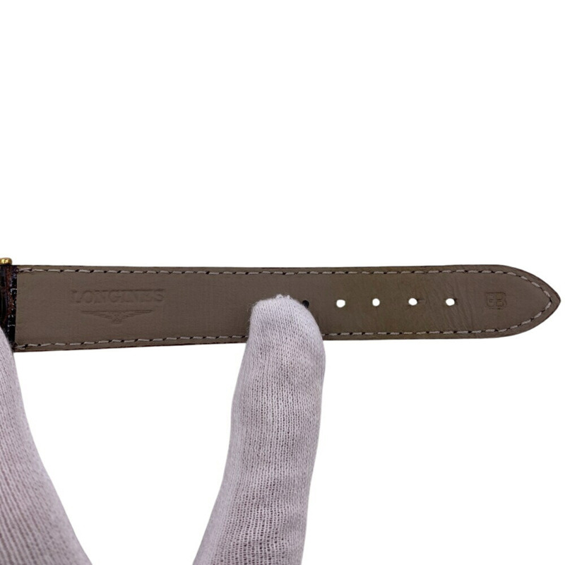 浪琴錶 Grand Classic L4.620.2 石英指針/數位雙顯腕錶,金色,男士-7