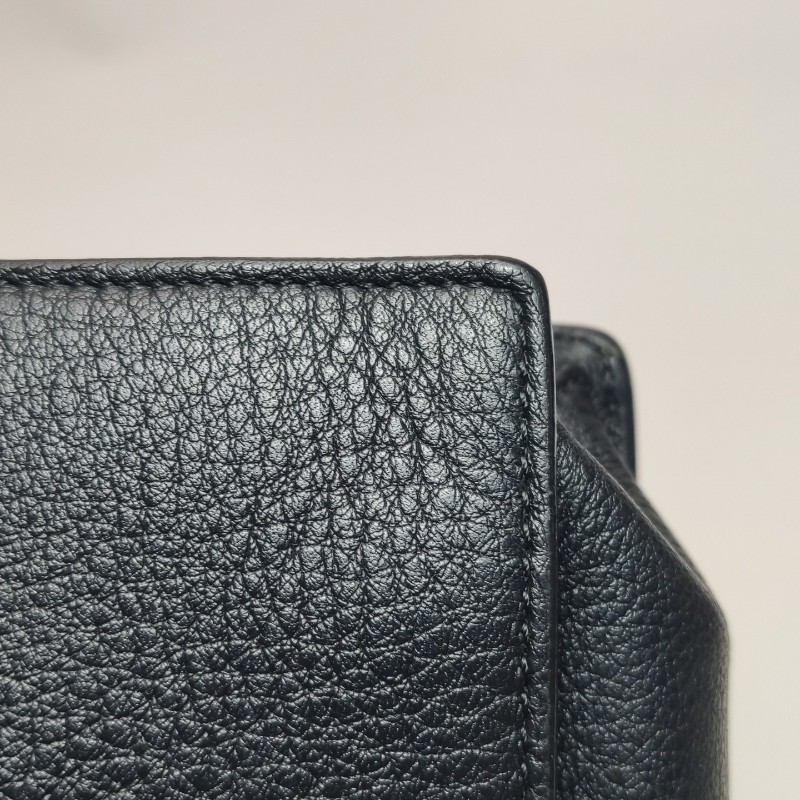 Fendi 牛皮黑色拼色肩背包斜背包-10